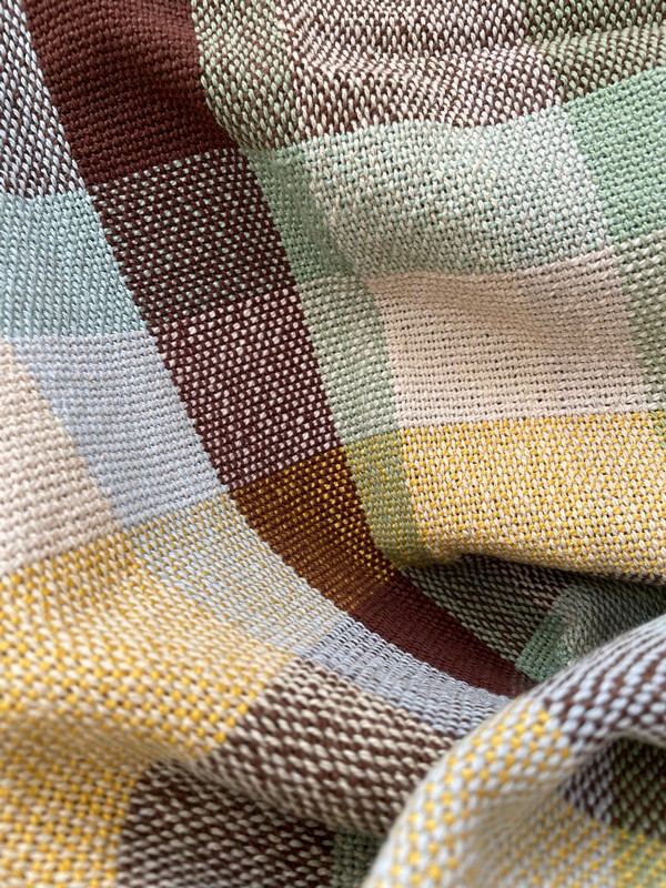 TW Weaving Baby Blanket #107 100% Cotton 38" x 28.5"