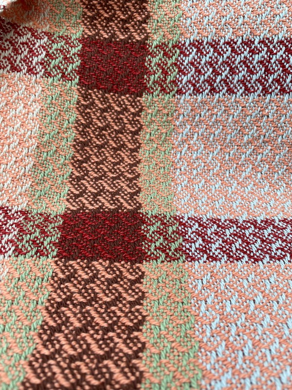 TW Weaving Blaby Blanket #109 Cotton and Cotton/Acrylic 41" x 26"