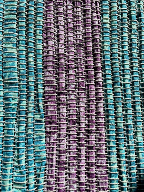 TW Weaving #167 100% Cotton Woven with Cotton Fabric Ideal as Play Mat, Prayer Mat, Floor Mat 35" x 27.5"